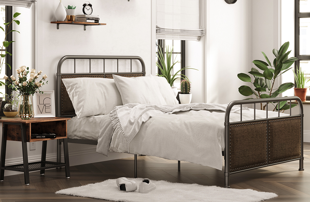 Dschungelflair im Schlafzimmer de_songmics